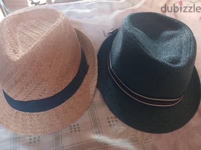 2 قبعة فيدورا lc waikiki fedora hats