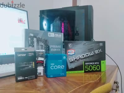 تجميعه كسر زيرو i5 12400f وكارت شاشه 5060 زيرو زيرو