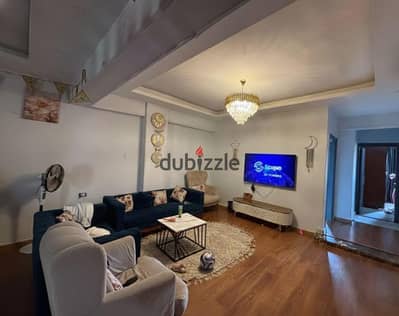 Rooftop built on the entire area in Gardenia Heights 1, the Fifth Settlement, view from three sides, garden view with kitchen and separate water, electricity, and gas meters