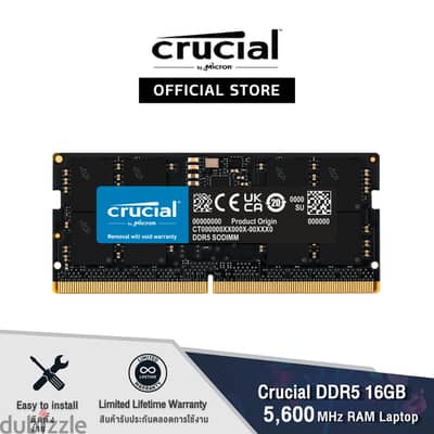 Crucial 16gb ddr5 5600 sodimm