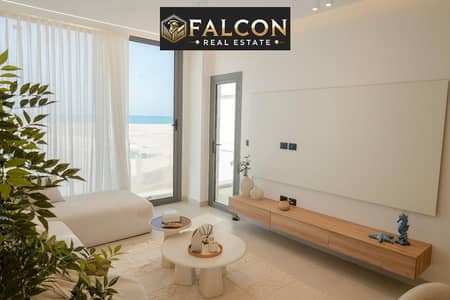 With a down payment of 1,300,000, next to the Rixos Hotel, a fully furnished and air-conditioned apartment with a direct sea view, installments availa