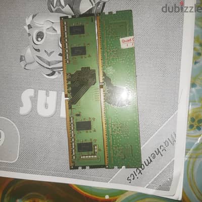رامات  ddr4 8 ٤و٤  او للبدل بكرت وحده ٨