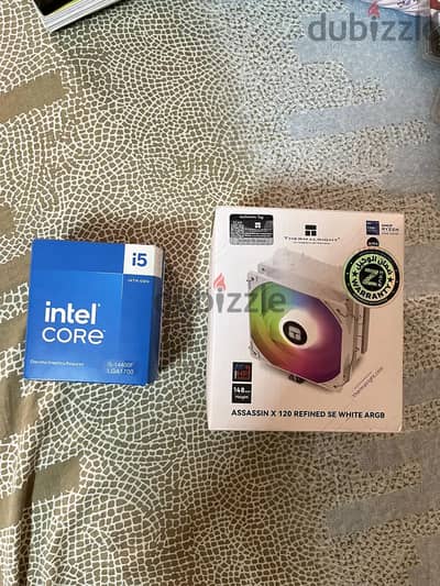 PC Parts i5-14400f box , asus prime b760m-r,m. 2 sn5000 500gb ,8x2 ram