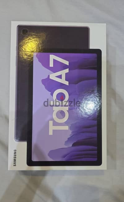 Samsung Galaxy A7 tab  معاه جميع مشتملاته ما عدا الشاحن ب ٣,٨٠٠