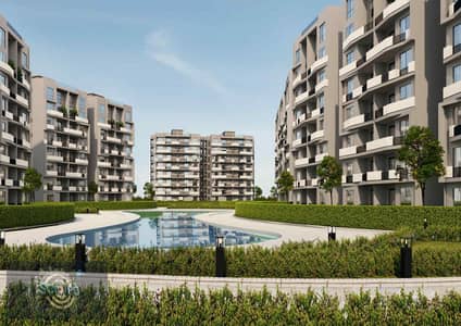 120 square meter apartment longest payment period 15 years R8 in the administrative capital with unobstructed view, discount for cash and minutes from the iconic tower and Mosque of Egypt close to Suez Road and Madinaty