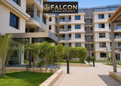 3-bedroom apartment for sale with an open view of the landscape in Badya Palm Hills compound, 6th of October, near Mall of Egypt.