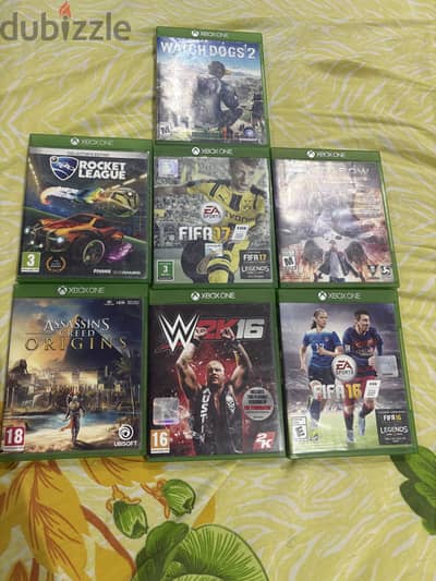Xbox one Console + 7 Games