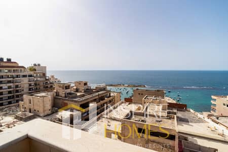 شقة للبيع 3 غرف فيو بحر مباشر