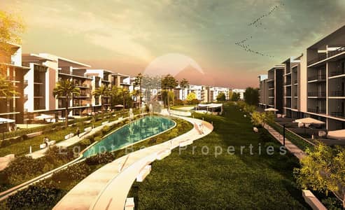 شقة ارضي بجنينة متشطبة بالتكييفات في فيفث سكويرمن المراسم بالجولدن سكوير علي بعد دقايق من الجامعة الامريكية  ودقايق من طريق السويس  في التجمع الخامس