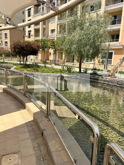 Apartment for sale with installments from the owner, with a distinctive layout and view, inside the Sarai compound, opposite Madinaty in Mostakbal Cit