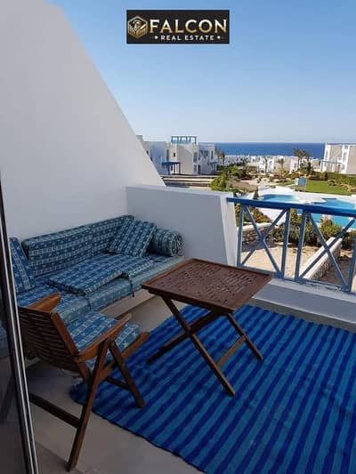 شاليه للبيع (جاهز للسكن) سى فيو + خصم 15% fully finished وبتسهيلات تصل حتى 8 سنوات فى قريه نايا باى naia bay الساحل الشمالى