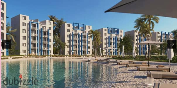 شاليه للبيع 2 نوم دايركت على اللاجون بسعر لقطه بالتقسيط على 9 Y في فوكا باي - Fouka bay - الساحل الشمالي