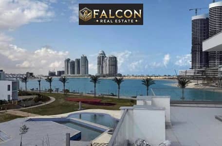 باقل مقدم استلم فوري شالية ف قلب العلمين متشطب فيو علي البحر و الابراج - الساحل الشمالي NORTH COAST