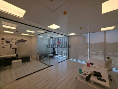 Administrative office for rent 96m air-conditioned in cfc/Al Tagamoa Al Khames