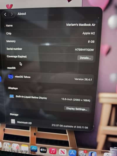 macbook air M2