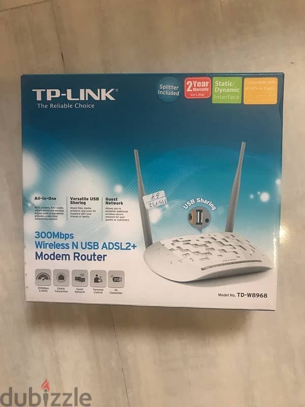 راوتر dsl ارضى tp link 1