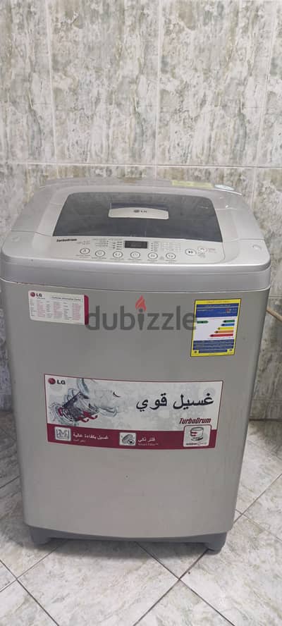 غسالة LG فوق أوتوماتيك 10.2 كيلو TurboDrum بحالة ممتازة للبيع