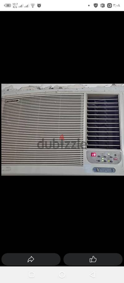 تكييف شباك يونيون اير امريكى 2وربع استعمال 8شهور جديد زيرو