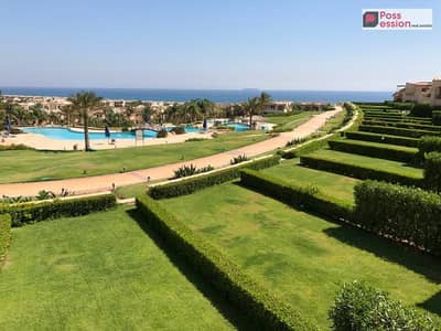 Ground floor chalet with garden for sale, readyto move in Ain Sokhna at Lavista Gardens (5-year installment plan) 140 sqm, 3 rooms