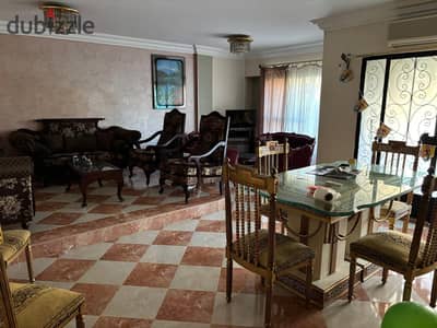 شقة 142م بحديقه مفروشة بالكامل للإيجار بالرحاب 1 – المرحلة الثالثة
