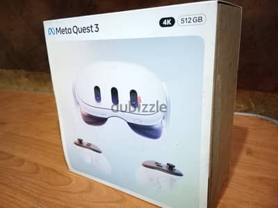 Meta Quest 3 512 GB نظارة الواقع الافتراضى + هدية (العاب وحماية للعين)