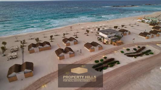 Receive a chalet by the sea in Marsa Bagoush, North Coast at a special price with a 9-year installment plan next to El Alamein Bay and Caesar