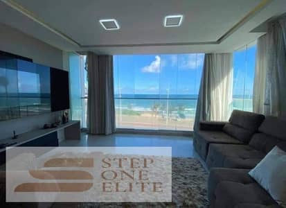 Hotel chalet for sale, immediate occupancy, next to Rixos, fully finished, directly on the sea in the North Coast