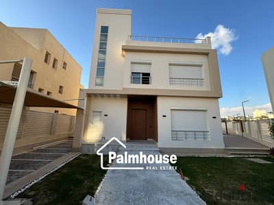 فيلا مستقلة ناصية لقطة جاهزة للسكن في Grand Heights – التوسعات الشمالية_ 6 أكتوبر