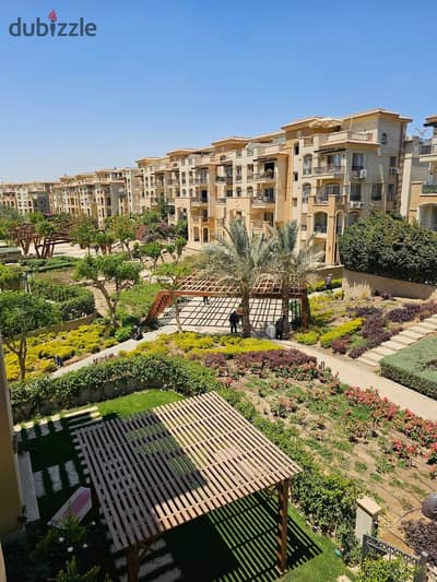Immediate delivery apartment on the ground floor in Garden Compound Stone Residence, New Cairo, Fifth Settlement