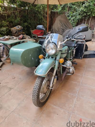 ural موتوسيكل اورال روسى  مع side car