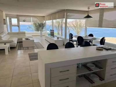 Chalet for Sale Fully Finished with Furniture, Air Conditioners, and Appliances, with a Direct View of the New Alamein Towers