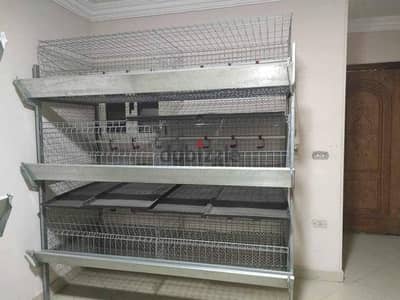 بطارية تسمين فراخ بيضاء كامله
