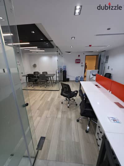 مقر إداري مميز 90م مكيف للإيجار وسط اكبر الشركات في اقوى بيزنس ديستريكت ب Cairo Business Park التجمع الخامس
