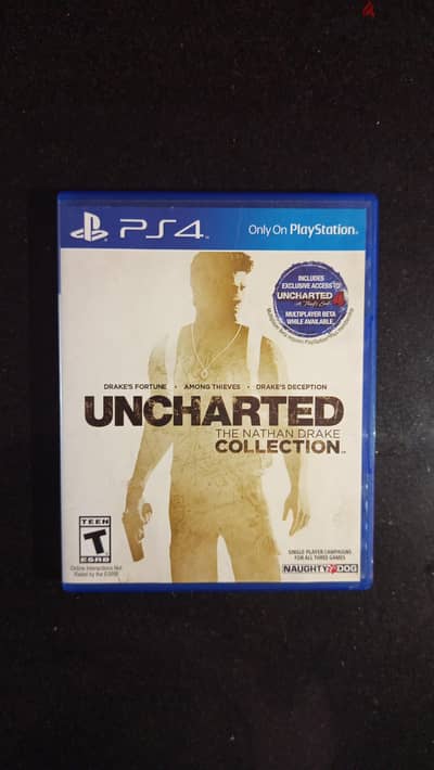 ​مجموعة ألعاب PS4 أصلية ممتازة (سلسلة Uncharted كاملة + Fallout 4