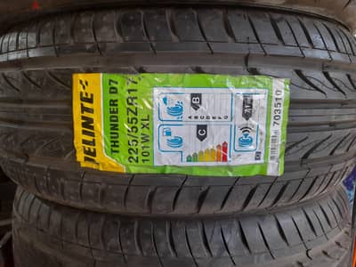 متاح فردتين مقاس 225/55/17R  جديد ديلانتي تيلاندي