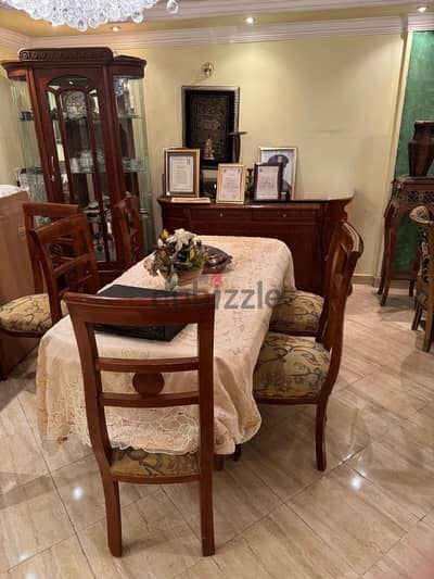 سفره ٦ كراسى + نيش + بوفيه