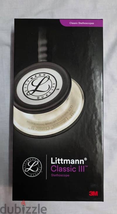 Littmann Classic III Stethoscope -black ـNew سماعة ليتمان كلاسيك جديدة
