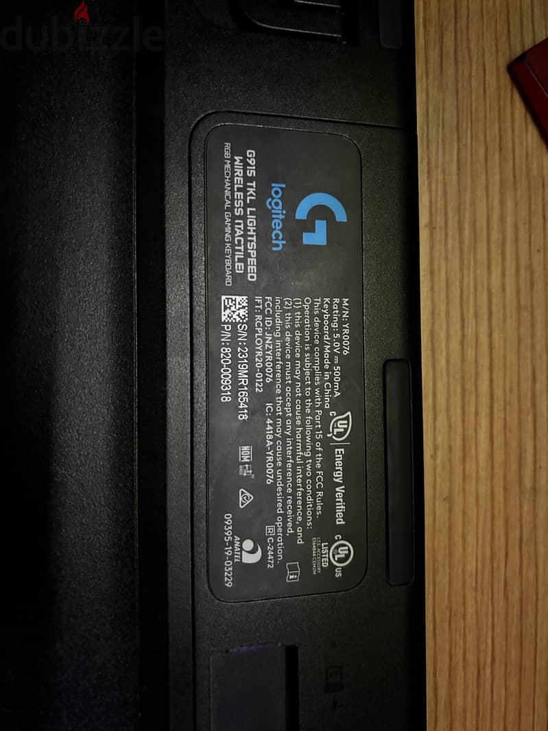 Logitech G915 TKL Lightspeed 3
