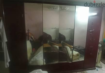 غرفة نوم كاملة خشب زان طبيعي أصلي ثقيل جدًا،