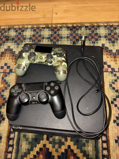ps4 with two controllers