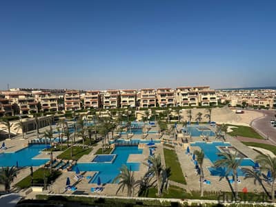  Luxury Penthouse for Rent  in La Vista Bay East – El Marwaha | Panoramic Sea View | Private Roof | 3BR | Book your perfect North Coast getaway now! 