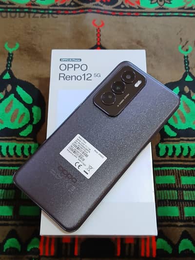 oppo reno 12 5g 512gb 12+12 ram بدون نقاش