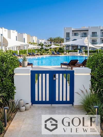 For sale: a ground-floor chalet with a 92 m² garden and a 60 m² garden in Mountain View, Ras Al-Hikma, North Coast, Rhodes View phase. Stunning views