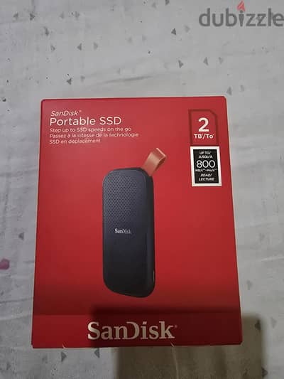 هارد سان ديسك External  SSD   تيرا ٢  لم يستخدم