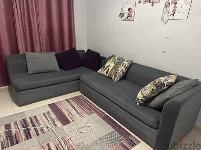 ركنه حرف L استعمال خفيف خشب زان كنت جايبها من المرشدي