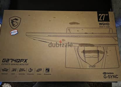 MSI G274QPX QHD 240HZ