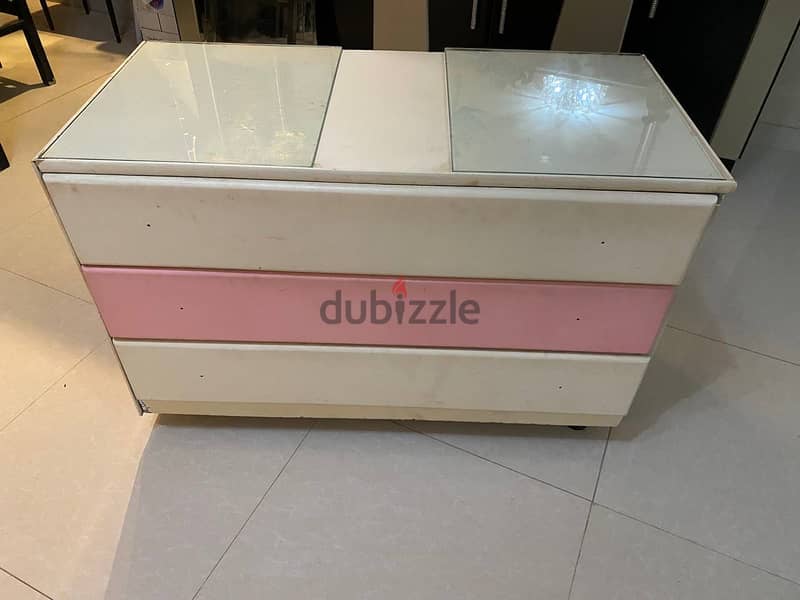 Drawer Unit + Computer Table + Mirror 1