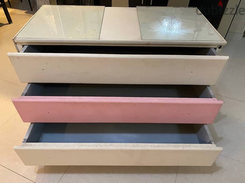 Drawer Unit + Computer Table + Mirror 4