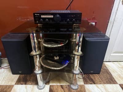  Pioneer A-307R Integrated Amplifier  Technics SB-CS95 Speakers