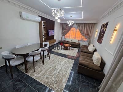 Furnished, air-conditioned hotel-style apartment next to City Stars, available for daily and monthly rent for families. Excellent location in Nasr Cit